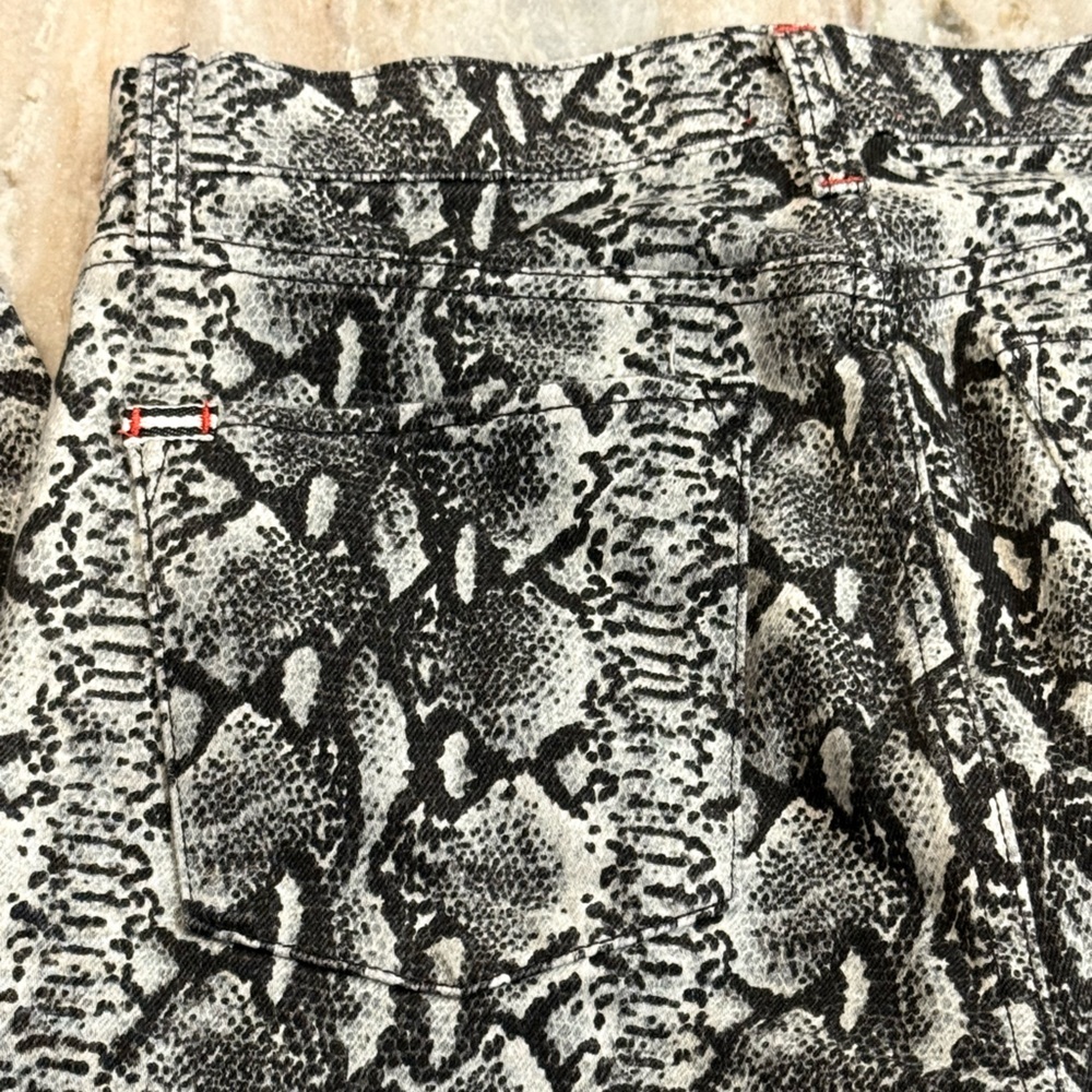 Women’s ALICE + OLIVIA Good High Rise Skinny Jeans in Snake- Size 27 - Picture 7 of 7